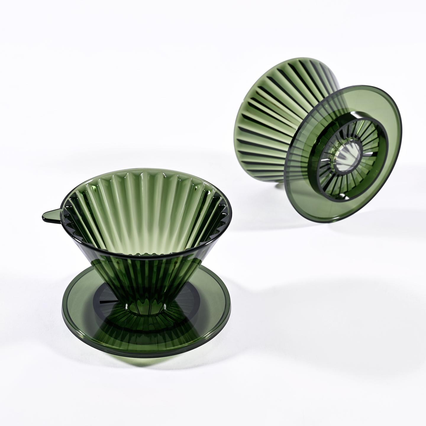 

Reusable 1-2Cups V01 Coffee Dripper Resin Coffee Filter for Pour Over Barista Coffee Brewing Coffee Funnel Filter Cup Hand Drip