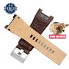 Echtes Lederarmband für Diesel DZ1216 DZ1273 DZ4246 DZ4247DZ287 Kerbe Armband Herren-Uhrenarmbänder Armbanduhren 32×17MM Armband