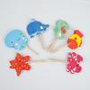 24Pcs Ocean Animal Cupcake Toppers Under The Sea Birthday Party Cake Decorations Baby Shower Girls Mermaid Themed Party Supplies