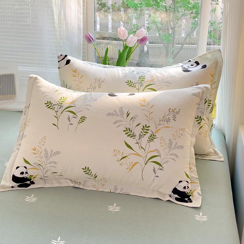 Set of Two Pure Cotton Pillowcases, 48x74cm - Pillow Core Covers [Pair Only]