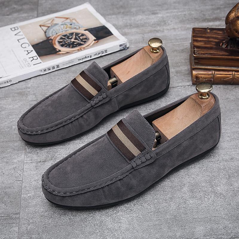 Lefu Flat Men Shoes New Men Casual Shoes Allmatch Loafer Fashion Business Office Shoe Fashion Soft Sole Social Shoe 2025