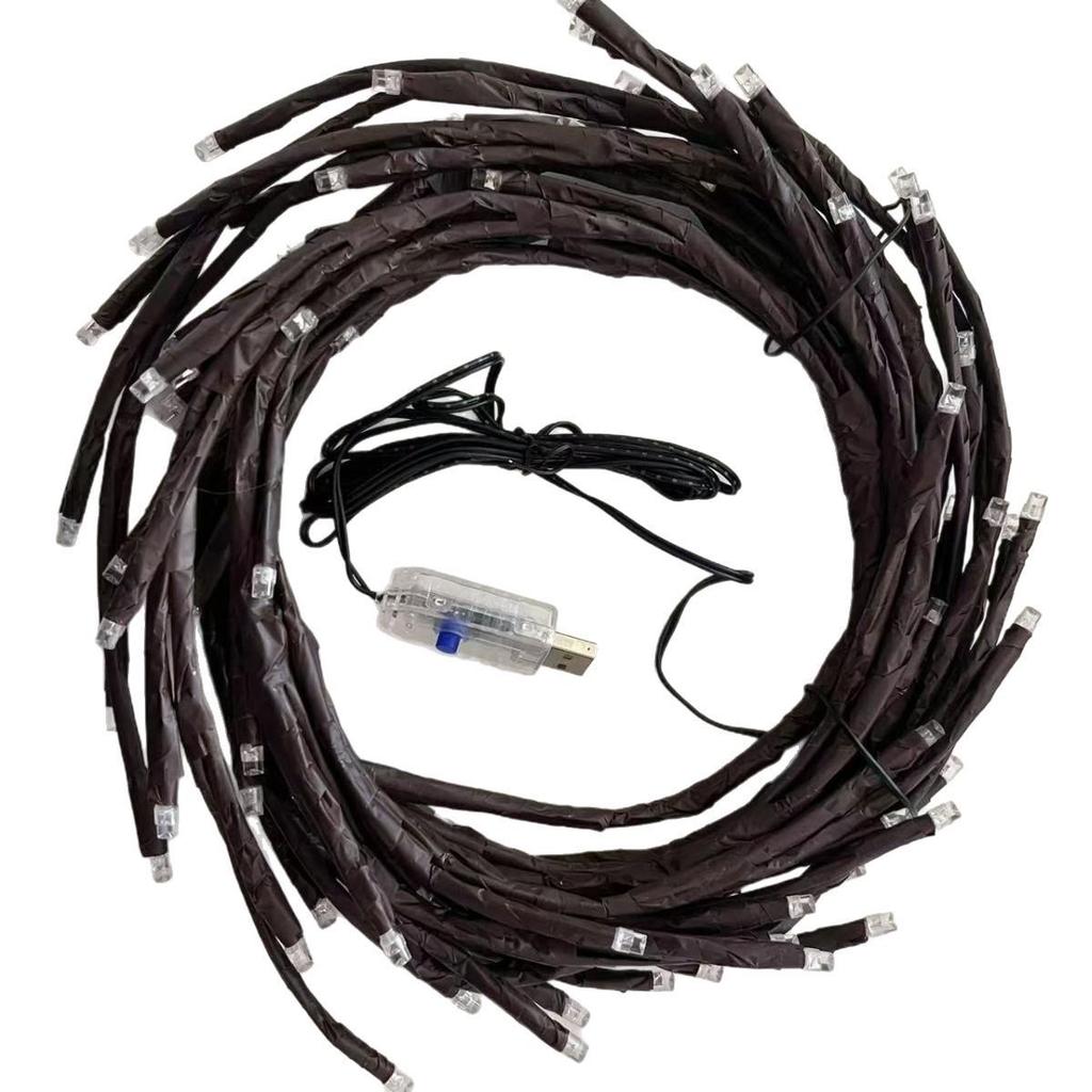 Starry LED Vine Lights: Colorful Wall Decorations for Living Room, Bedroom, and Holiday Atmosphere.