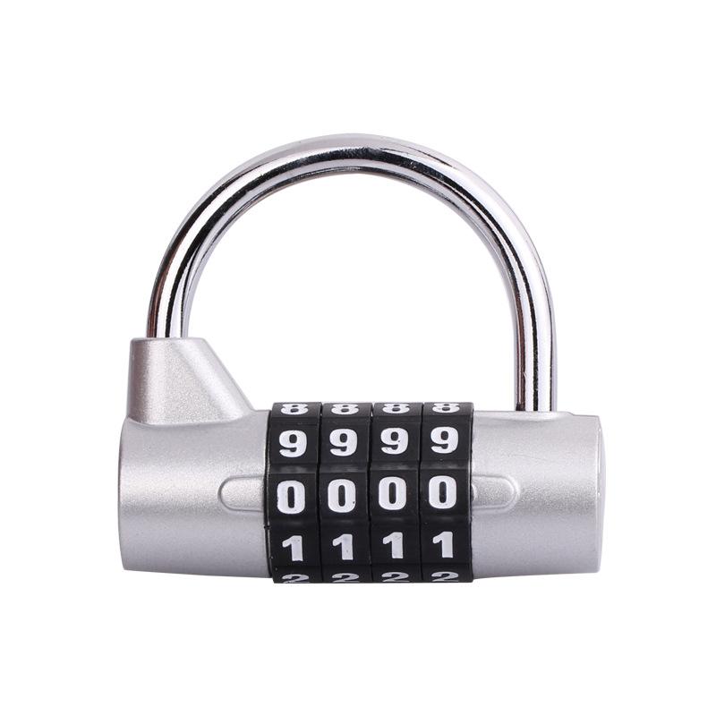 4,5 Digit Number Combination Travel Password Lock Combination Padlock Zinc Alloy 4 Colors Coded Lock Security Safely Code New