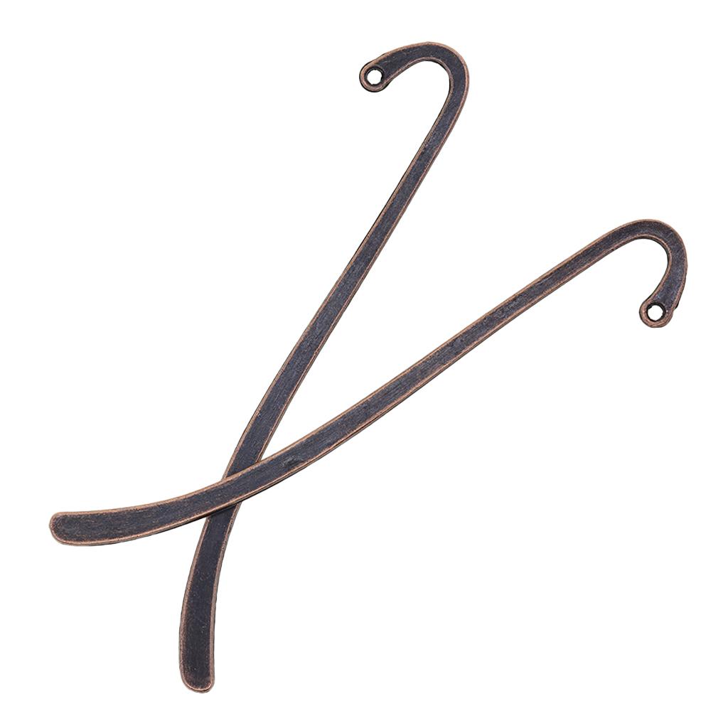 Classic Metal Alloy Bookmark Clip Beading Bookmarks Hooks Bulk Book Marker Clips - Pack of 40 DIY