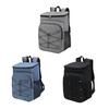 Picnic Bag Large Capacity Waterproof Oxford Cloth Cooler Bag with Adjustable Straps Side Mesh Pockets Outdoor Lunch Bag