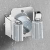 Wall Mount Broom Holder Non-Slip Design Simple Installation Stainless Steel Heavy Duty Mop Holder Broom Hanger with Screws