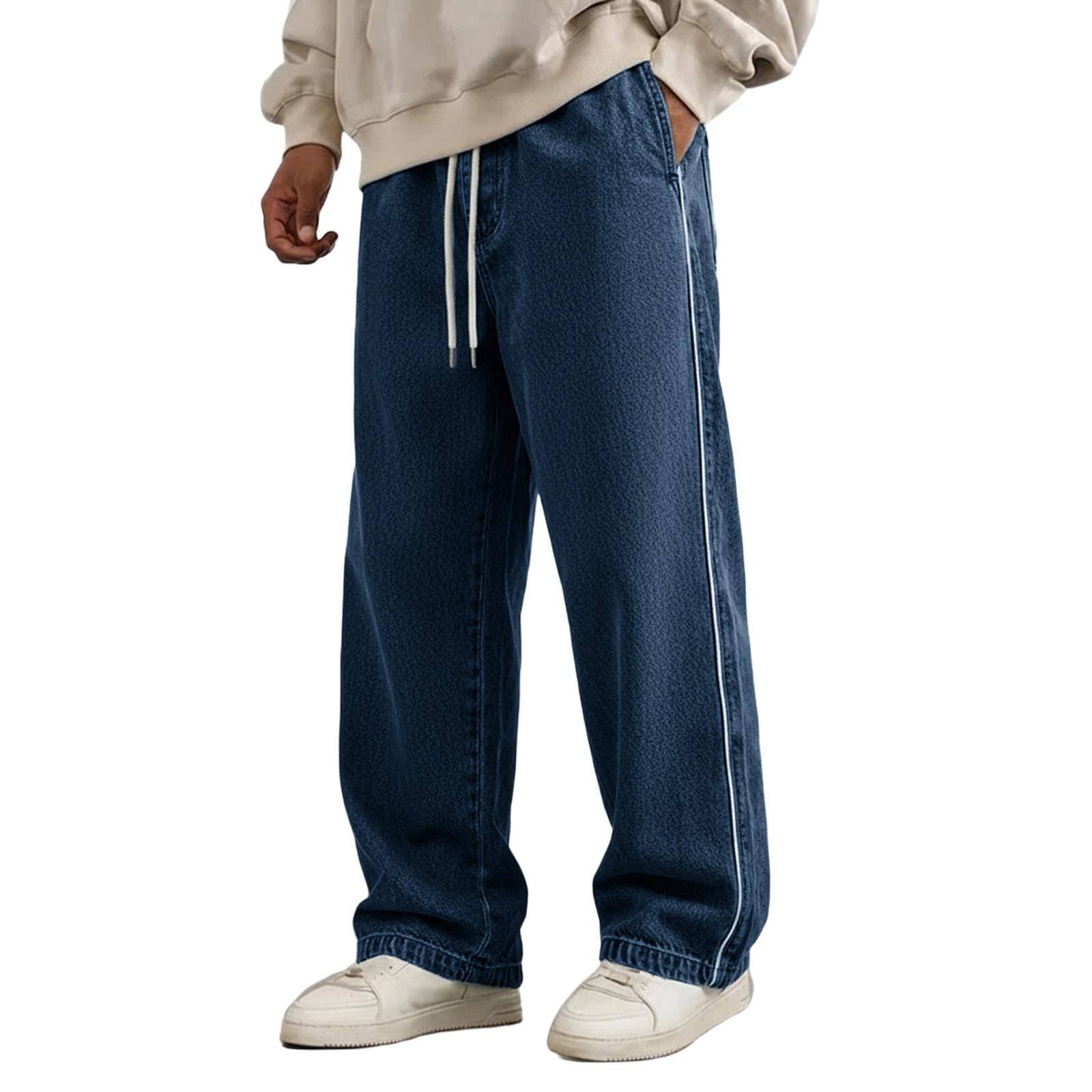 

Men s Classic Straight Slim Fit Stretch Waist Jeans For Older Men XXXXXL