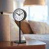 European Style Bedroom Alarm Clock, Silent Operation Without Disturbance or Reading, Metal Material, Designed for Decorating,Office,Living Room,Study,