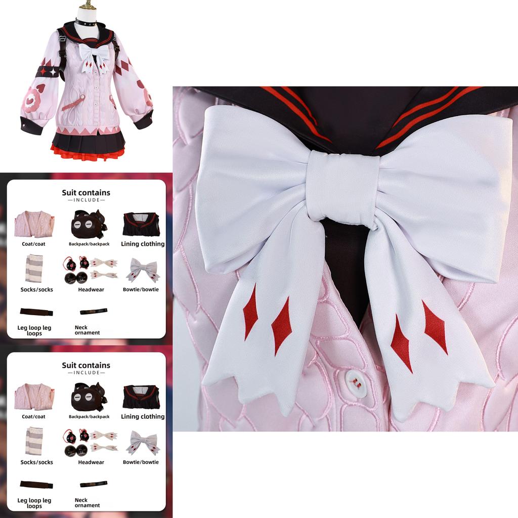Zenless Zone Zero Ukinami Yuzuha Cosplay Costume With Polyester Fabric For Anime Role Play Summer 2024