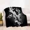 1pc Michael Jackson Dancing Figure Outdoor Blanket Lightweight Flannel, Soft & Warm, All-Season Use for Sofa, Outdoor, Camping, Living Room046