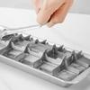 Isbitsform i rostfritt stål Ismaskin i rostfritt stål Frys Kvadratisk Isbitsform Verktyg Isbitsmaskin med spak