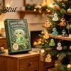 Jouets Surprise pour Noël Calendrier de l'Avent Serpent de Dessin Animé, 24 Jours Acrylique 2D Plat Décorations Calendrier Figurines, Objets de Collection Compte à Rebours Maison