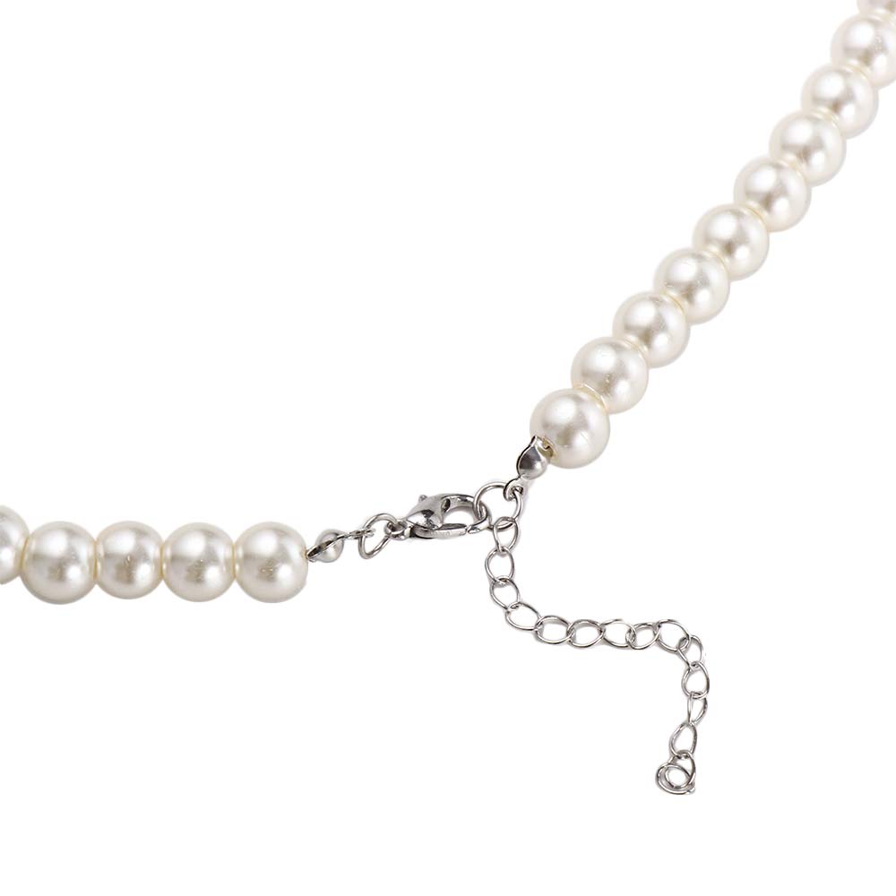 Luxury Vintage Clavicle Chain Imitation Pearl Sweater Chain Women Choker Korean Style Long Necklace