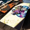 Alfombrilla de ratón Gamer Joseph Joestar Armario para PC Teclado Accesorios para juegos Aventura Bizarra de Jojo Alfombra para portátil Alfombrilla de ratón con borde de bloqueo grande
