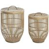 Set of Baskets - DKD HOME DECOR - Standard - Multicoloured - Bamboo - 40 Cm