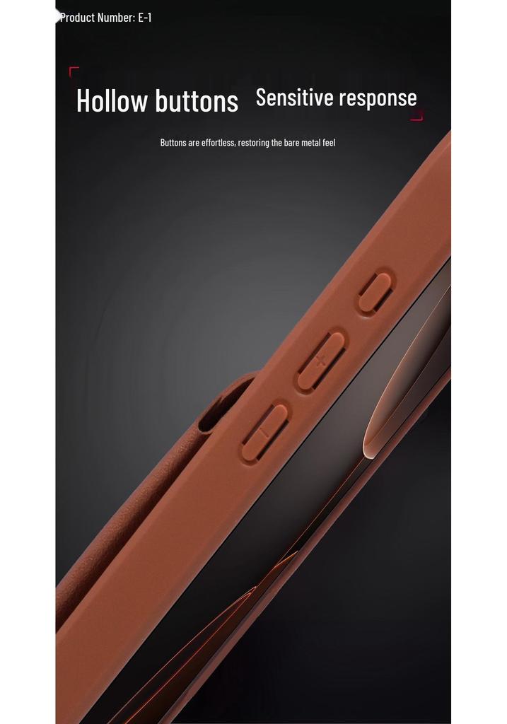 iPhone 17 Pro Max Ultra-thin Leather Case with Card Holder & Stand