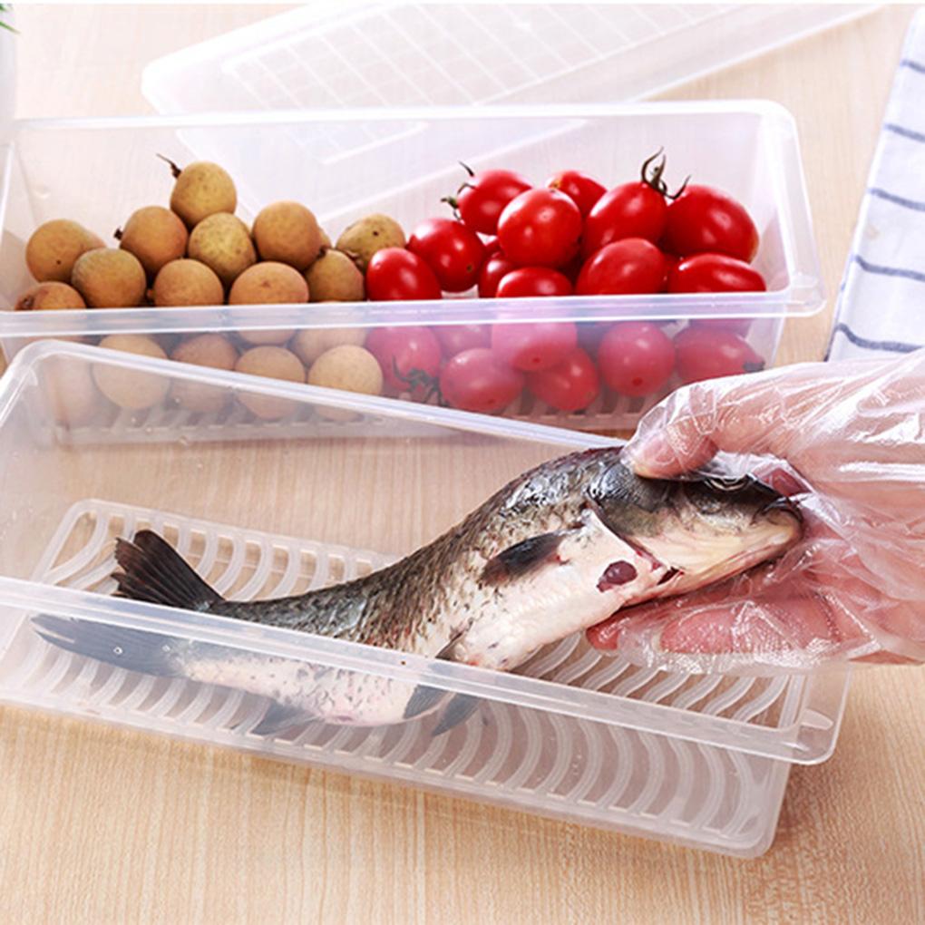 Kitchen Food Fruit Storage Containers Refrigerator Case Plastic Box