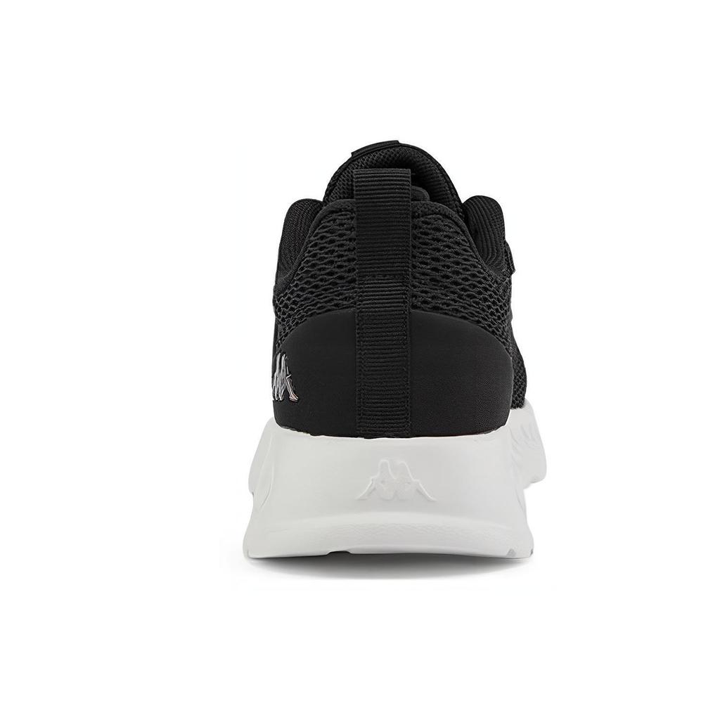 Kappa Fashion Casual Sports Fabric Shock Absorption Non-Slip Wear-Resistant Low-Top Casual Running Shoes Unisex sneaker Black White K0CW5MQ59-990