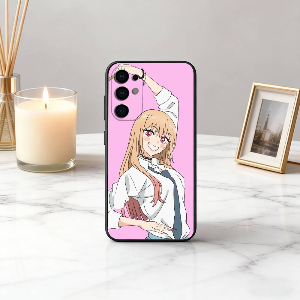 M-Marin K-Kitagawa-es My Dress-Up Phone Case For Samsung S25,S24,S21,S22,S23,S30,Ultra,S20,Plus,Fe,Lite,Note,10,Black Cover
