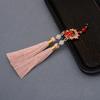 Tassel Pendant Facial Makeup Opera Car Decoration Hanging Accessories with Imitation Pearls Decor Hanfu Decoration