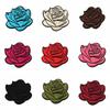 1pcs Roses Decals Flowers Clothing Accessories Embroidered Applique Iron On Patches For Jackets, Sew On Patches For Clothing Backpacks Jeans T-Shirt
