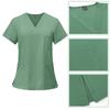 Cooles Stretch-Gewebe Scrub-Top und Cargo-Hose Set SCRUBS Damen Atmungsaktive Scrubs Uniform Laborkittel
