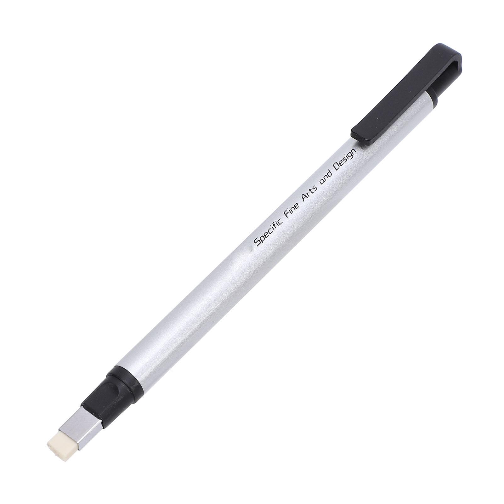 

Механическая ручка-ластик с пластиковым корпусом, высокоточная ручка-ластик для школы и офиса 0,25x5 мм серебряный