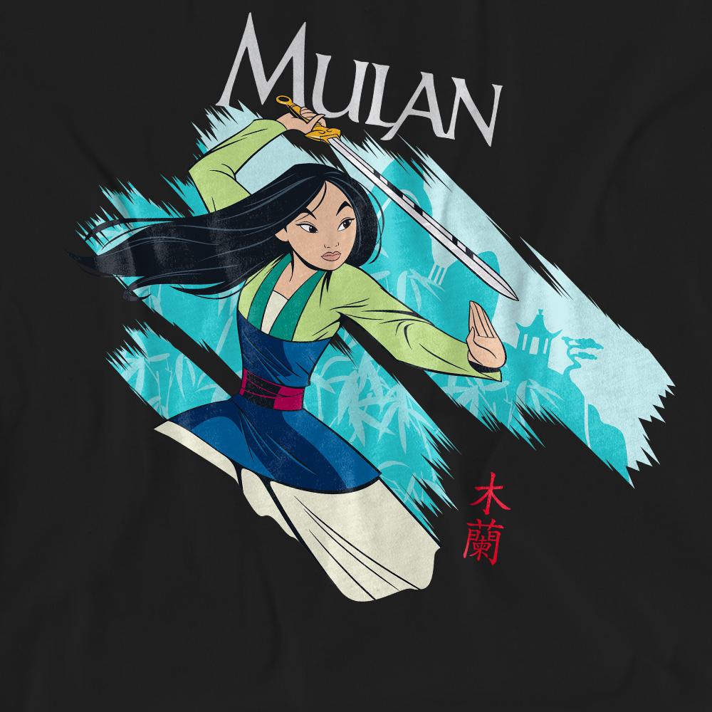 Mulan Unisexové tričko pro dospělé Meč ve větru