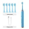 New Smart Electric Toothbrush USB Rechargeable Teeth Clean Whitening Sonic Toothbrush Timing Tooth Brush With Replacement Heads