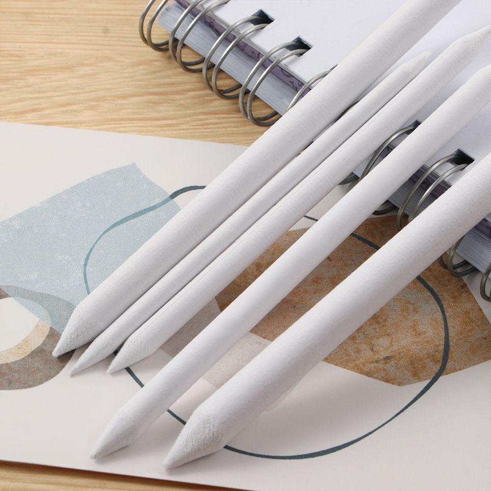 Rice Paper Sketch Stump Double Head Sketching Pencil Blending Stick Smudge Stick White Drawing Pen
