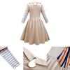 M3gan Girls' Halloween Costume Dress For Cosplay Polyester Fabric Available In Multiple Sizes