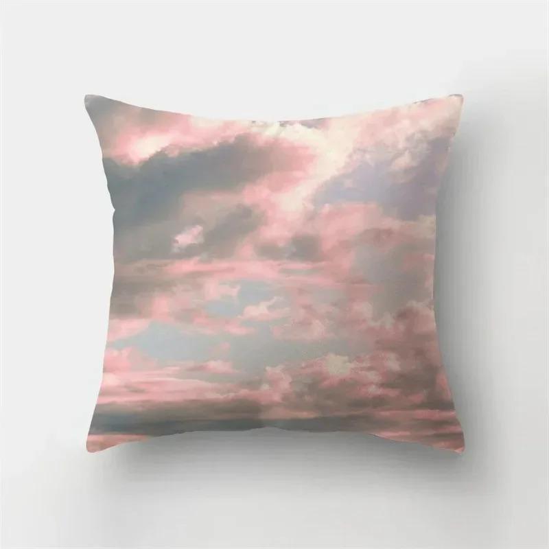 Pink Cloud Cushion Cover Luxury Home Decor Pillow Cover Car Living Room Sofa Cushion Cover