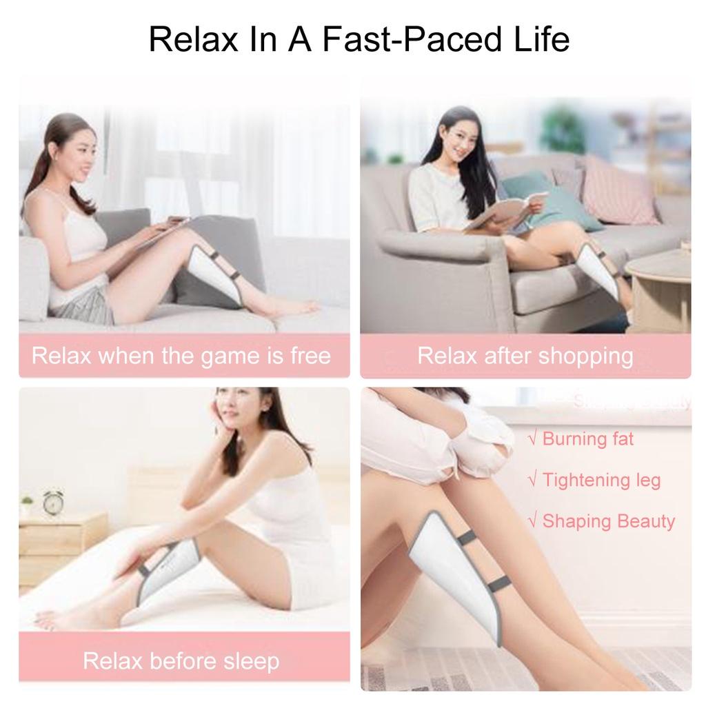 T200 USB Charging Leg Shaping Massager 5 Modes 15 Levels Massager Leg Massager For Foot Calf Therapy Leg Relax 3W