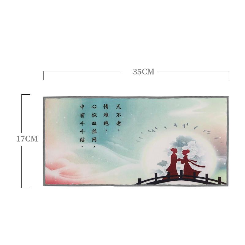 

Chinese Thickened Tea Towel Absorbent Water Rag Tea Napkins Soft Cloth Plush Imitation Deerskin Towel Table Mat Coaster Tea Set