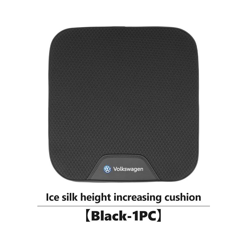 Car Sticker Hub Caps Universal Car Height Boost Seat Pad Ice Silk Breathable Memory Foam For Volkswagen VW Polo Jetta Sagitar Ma