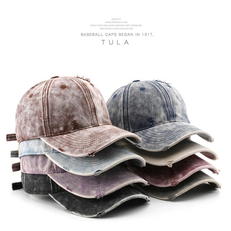 Vintage Style Cotton Baseball Cap With Sun Protection For Outdoor Activities
