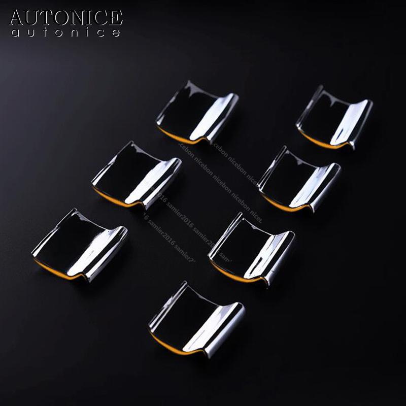 7 Stück Türfenster-Knopf Abdeckung Zierleiste Für Hyundai Accent Solaris 2018-