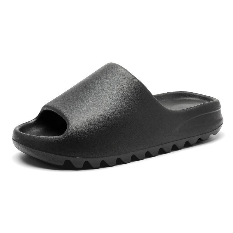 

3821 кокосовые тапочки для мужчин и женщин, летние дырчатые туфли, тапочки из ЭВА на платформе для дома 45 чёрный