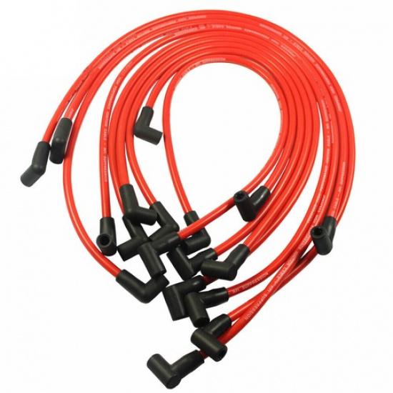 9X Spark Plug Wires for Chevrolet engines SBC BBC 350 383 454 HEI RED PW-SBC350