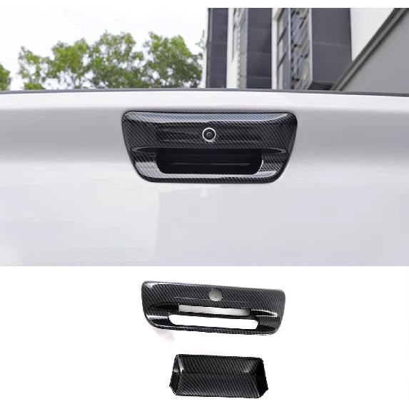 Car Accessories Fit for Dodge Ram 1500 2025 2024 2023 2022 2021 2020 2019 Tailgate Exterior Door Handle Trim Cover, Rear Trunk Grab Handle Cover