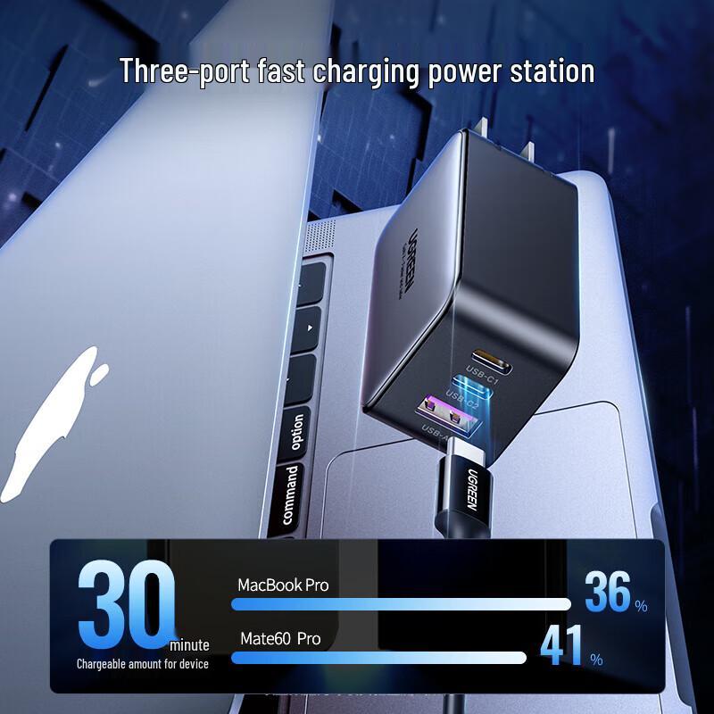 UGREEN 65W GaN Multi-Port USB-C Laptop Charger Set