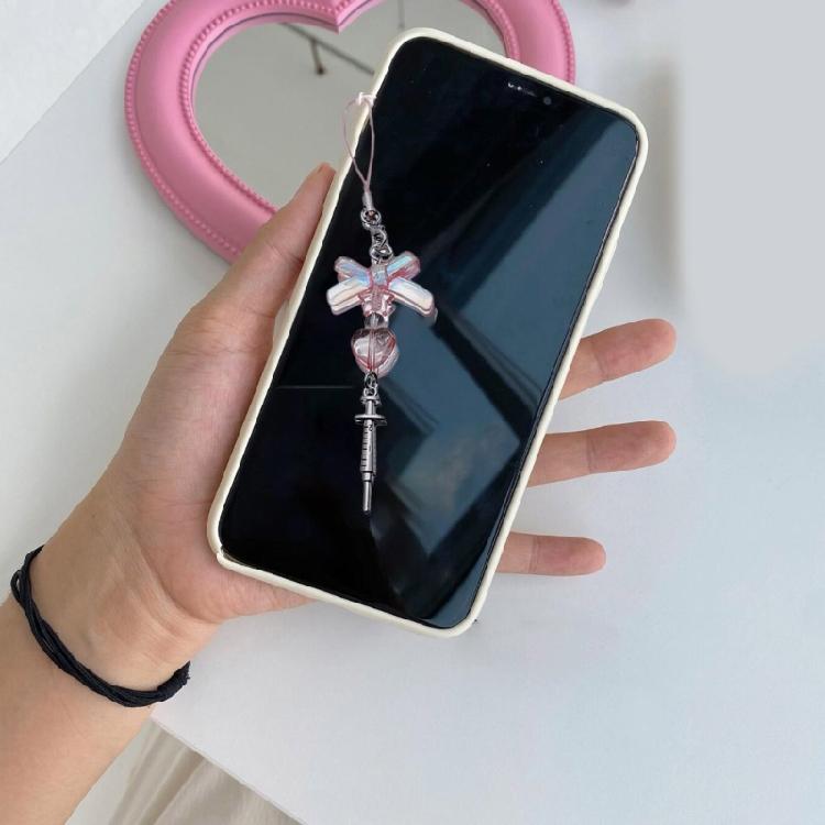 Sweet Cool Bowknot Heart Cross Hanging Pendant Phone Strap Cute Bag Decoration
