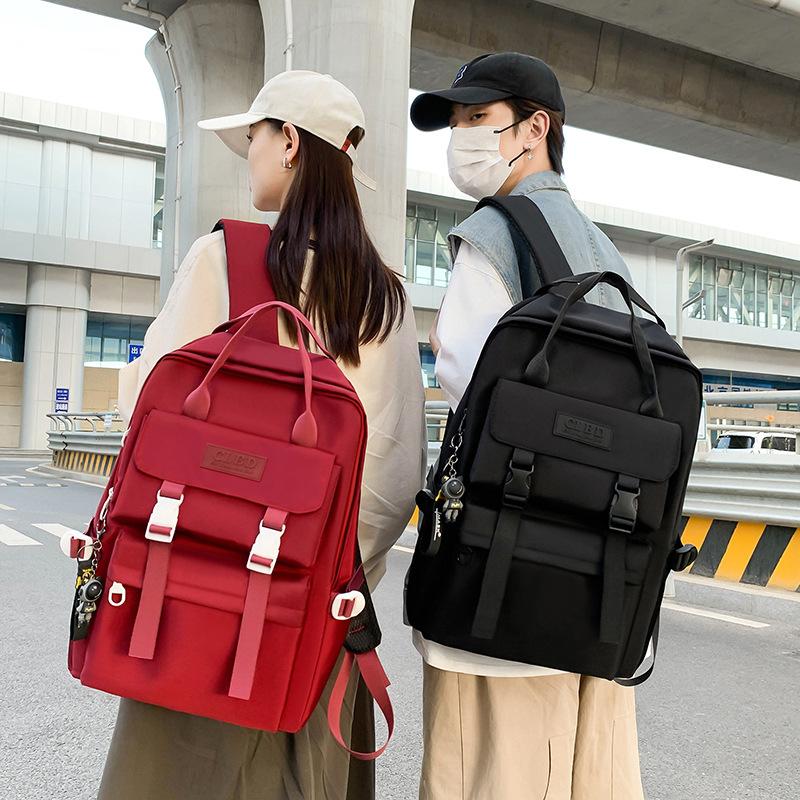 Winter student backpack Korean version trendy personalized couple backpack large capacity outdoor leisure travel computer bag