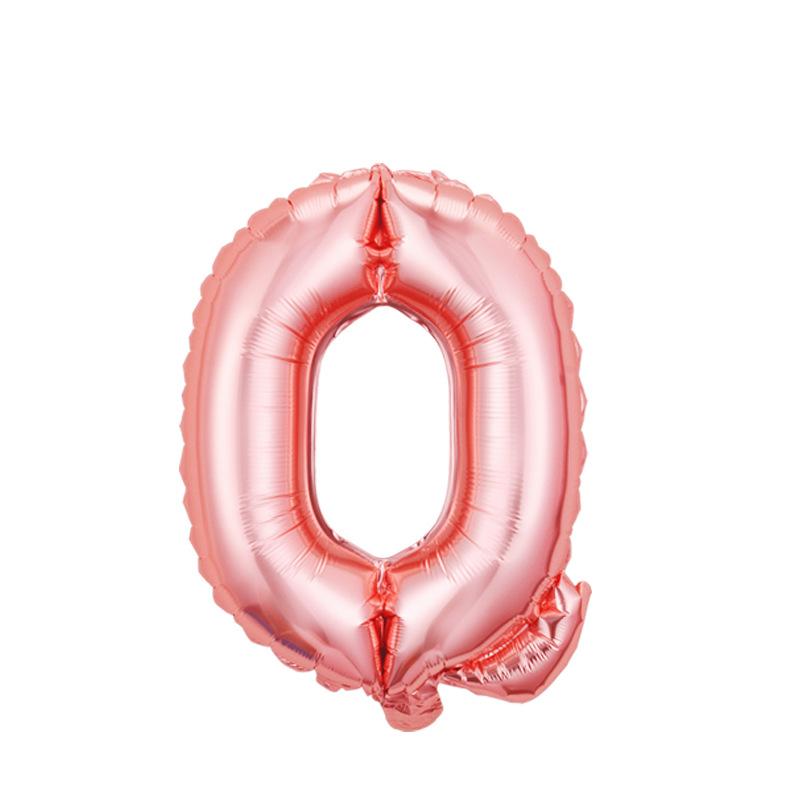 Skinny 32-Inch Rose Gold Letter Balloon Birthday Party Decoration Aluminum Film Balloon Silver Gold Helium Floating In The Air