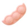 Puppy Chew Toys Pea Shaped Bite Resistant Interactive Puppy Teething Chew Toys for Teeth Cleaning Gum Massage Pink