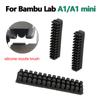 3/6/9/15 Stück Düsenbürste für Bambu Lab A1 / A1 Mini Wischer Silikonbürste Heizbettmontierte Scheuerbürsten Reinigungswerkzeug 3D-Drucker Teile