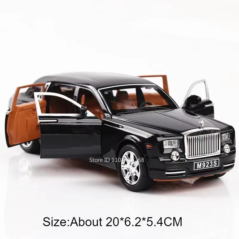 1:24 Rolls Royce Phantom Spectre Modell Spielzeugauto Diecast Metall Sound Licht Rückzieher Sammlung Spielzeug Fahrzeugmodelle Geschenk Ornamente