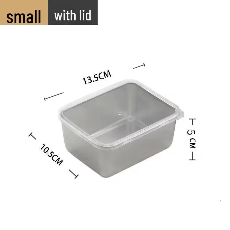 Stainless Steel Lidded Food Storage Container