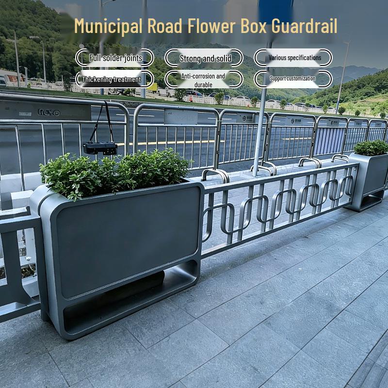 Enhanced Road Guardrail: Pedestrian and Vehicle Safety Barrier