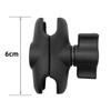 1 Piece 1" Ball Head Mount Adapter Pole Double Socket Arm Aluminum Alloy For Ram Mounts 6/9/15Cm Lights Camera Extension Holder